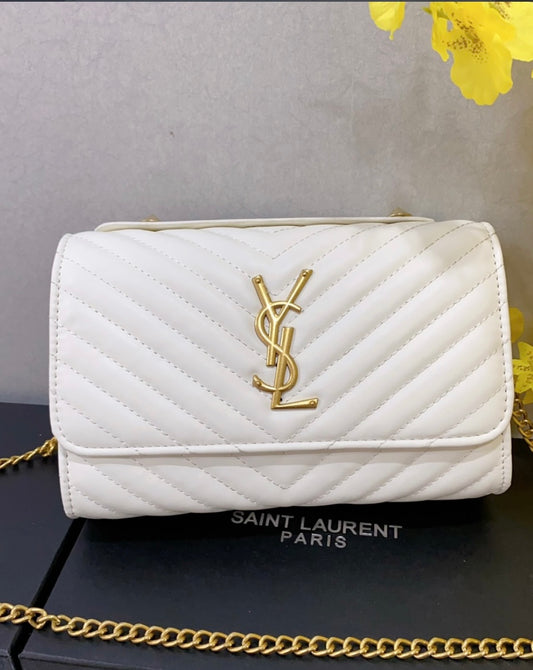 White purse